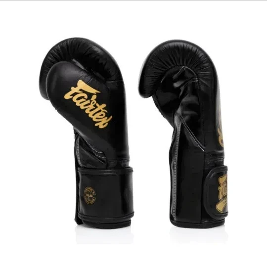 Боксерські рукавиці Fairtex BGVG1 Black 16 унцій (бинти в комплекті) — фото 8