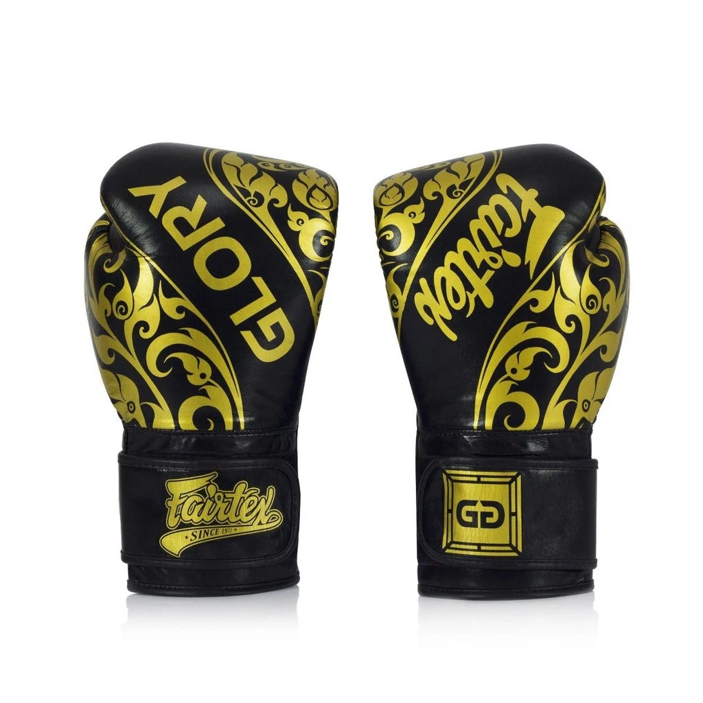 Боксерські рукавиці Fairtex BGVG2 Velcro Black 16 унцій (бинти в комплекті) — фото 7