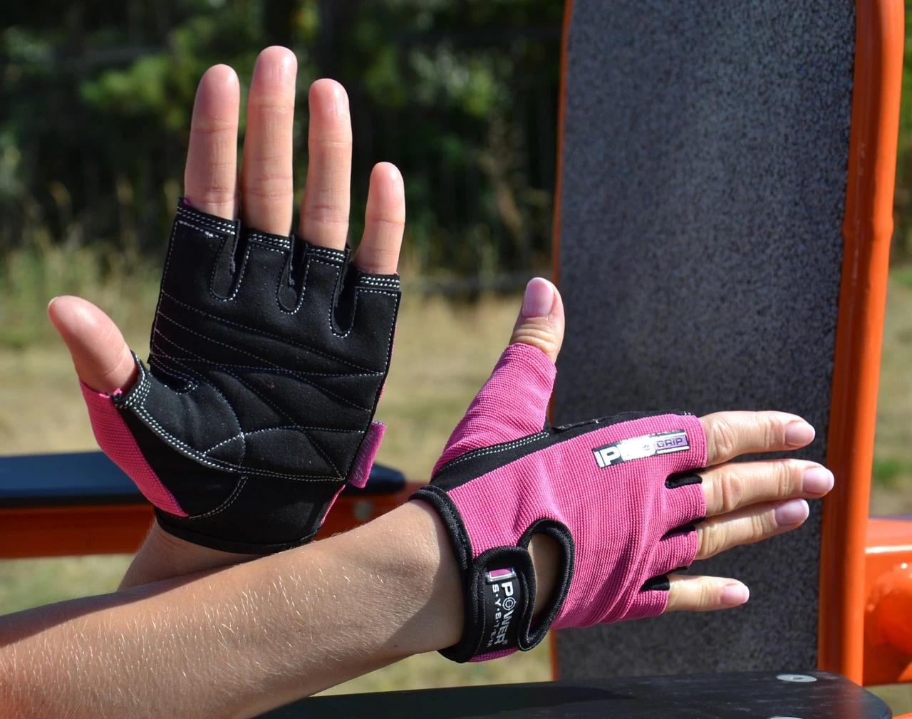 Рукавички для фітнесу Power System PS-2250 Pro Grip жіночі Pink — фото 12
