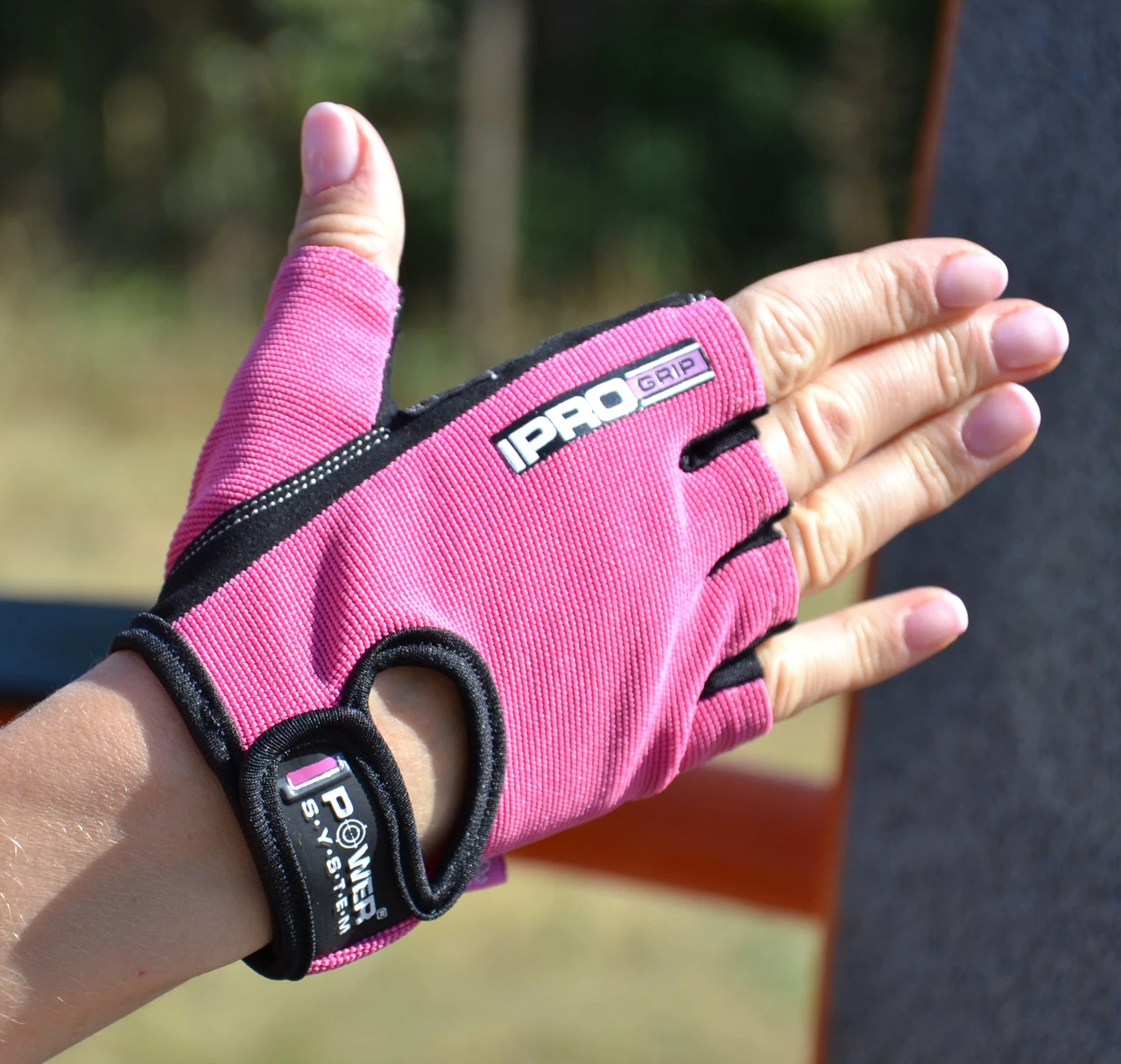Рукавички для фітнесу Power System PS-2250 Pro Grip жіночі Pink — фото 5