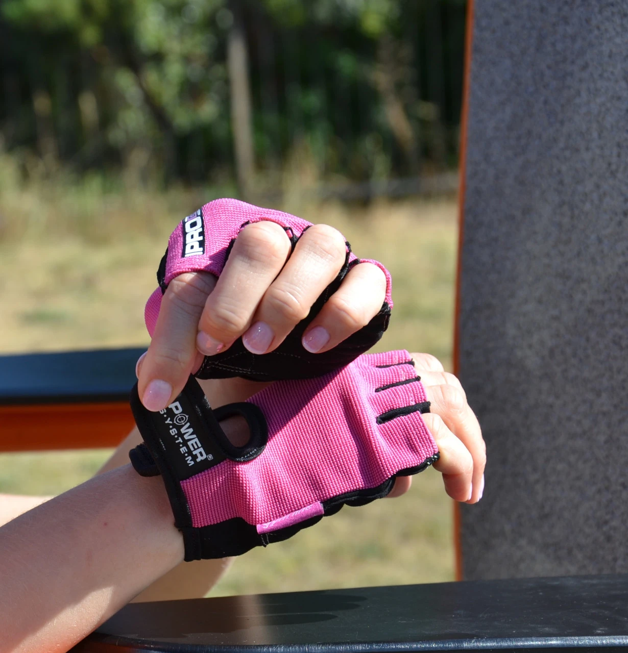 Рукавички для фітнесу Power System PS-2250 Pro Grip жіночі Pink — фото 8