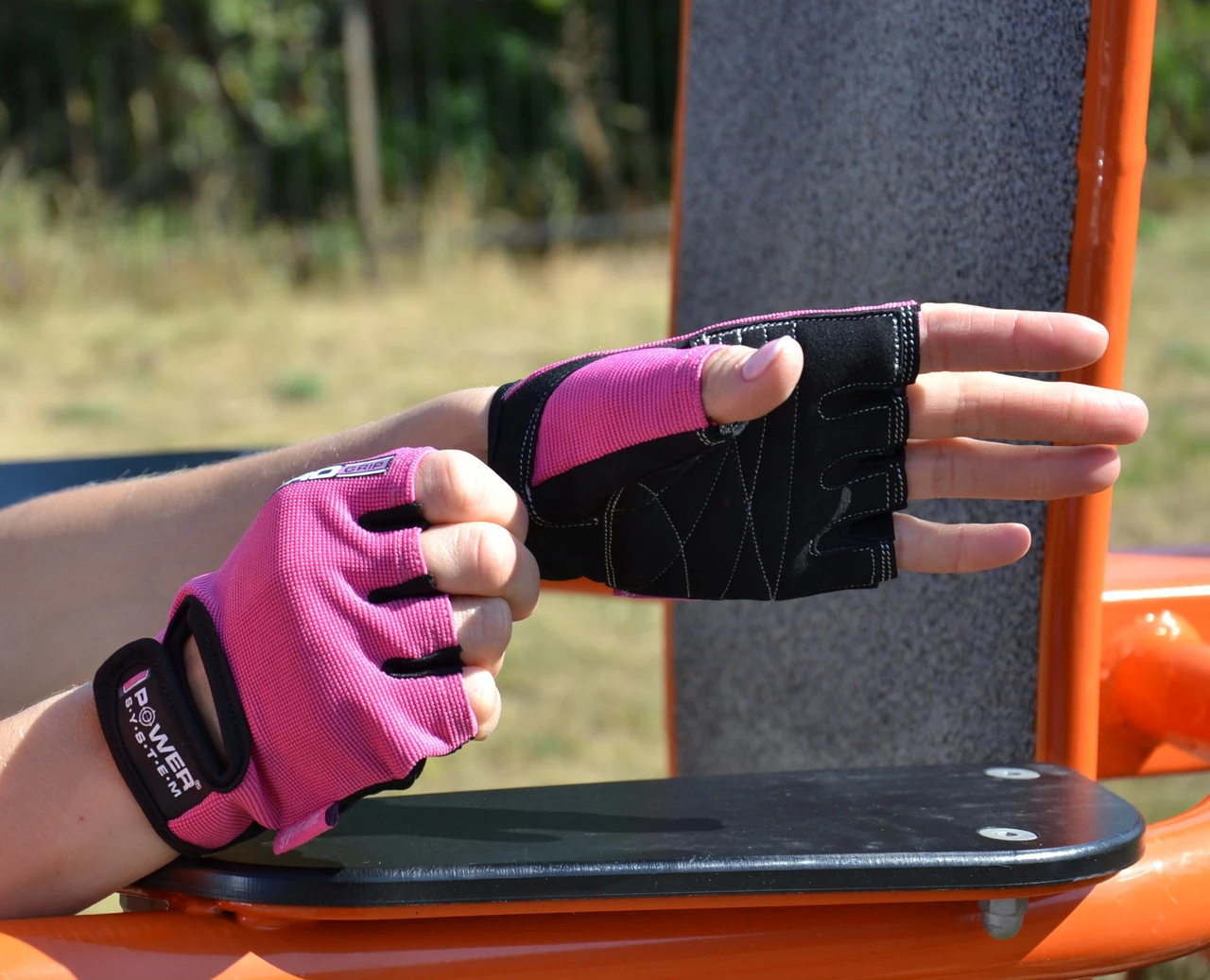 Рукавички для фітнесу Power System PS-2250 Pro Grip жіночі Pink — фото 10