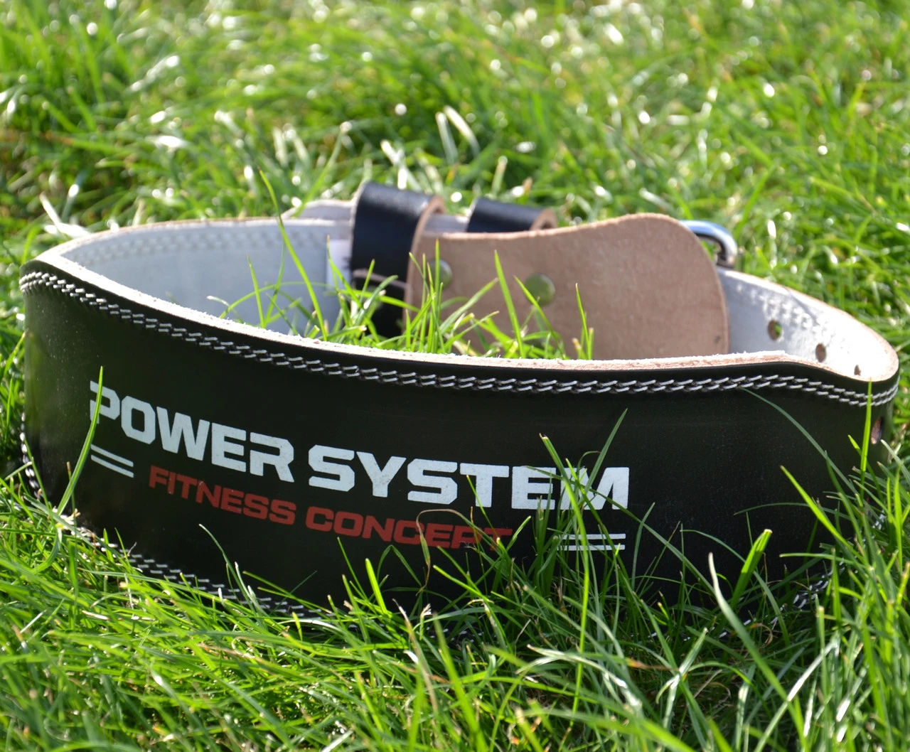 Пояс для важкої атлетики Power System PS-3100 Power шкіряний Black S — фото 5