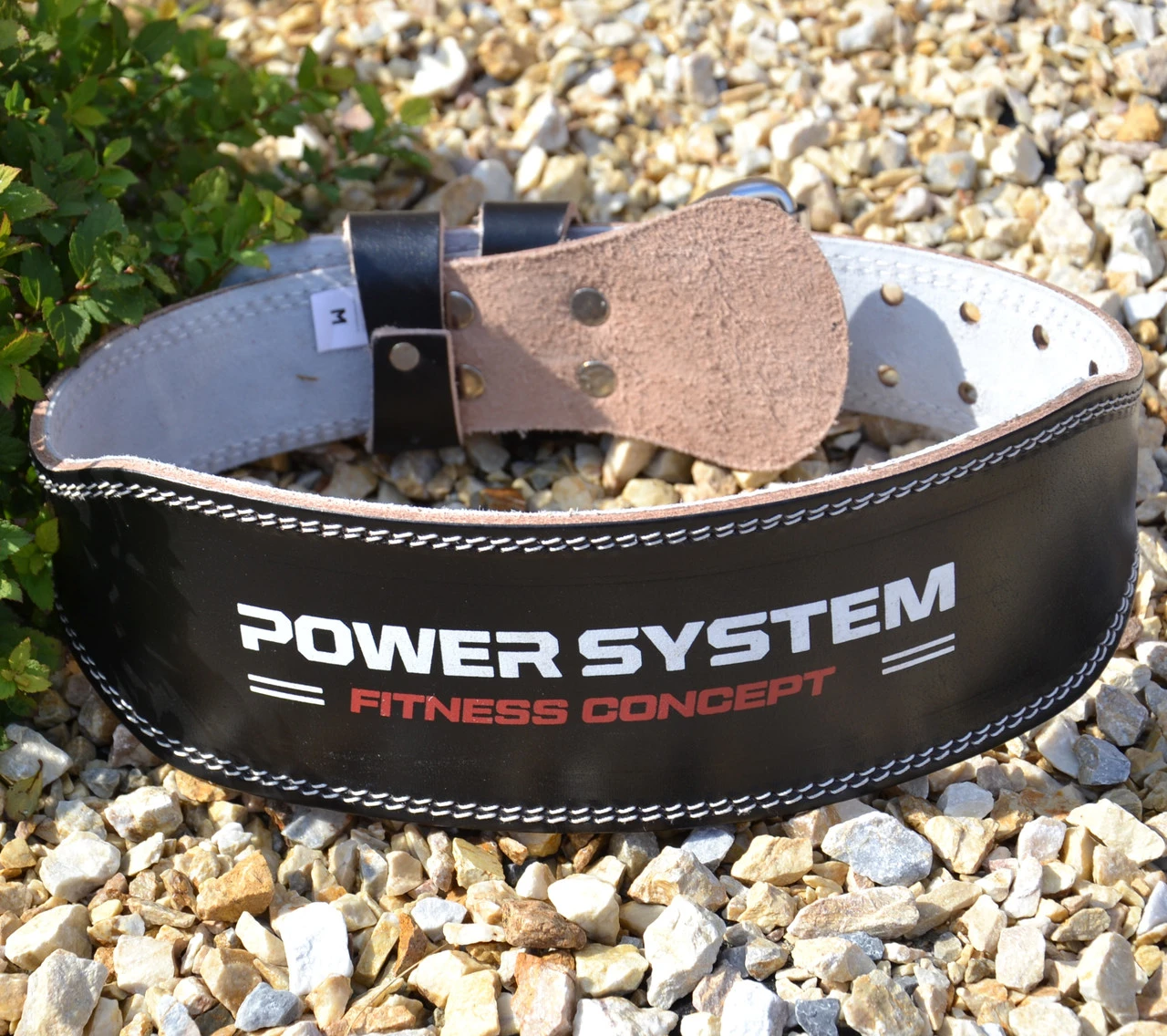 Пояс для важкої атлетики Power System PS-3100 Power шкіряний Black S — фото 6