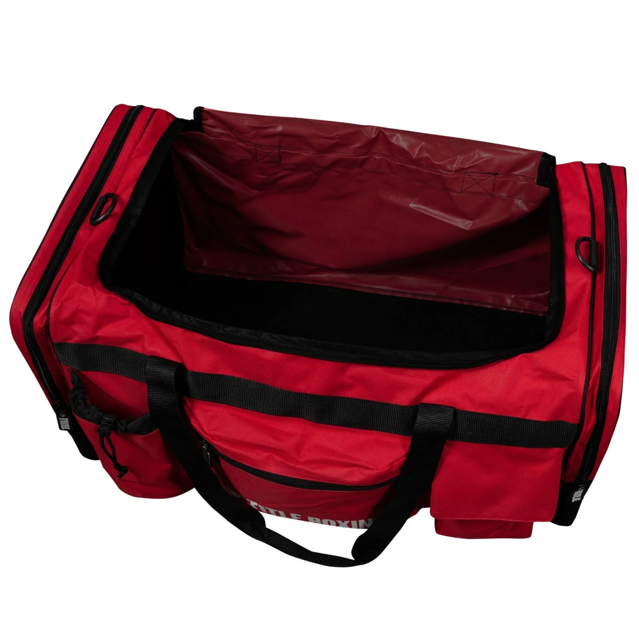 Спортивна сумка TITLE Boxing Deluxe Gear Bag Red (70л.) — фото 4