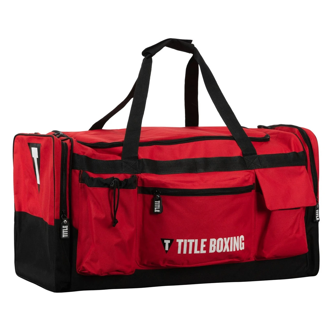 Спортивна сумка TITLE Boxing Deluxe Gear Bag Red (70л.) — фото 6