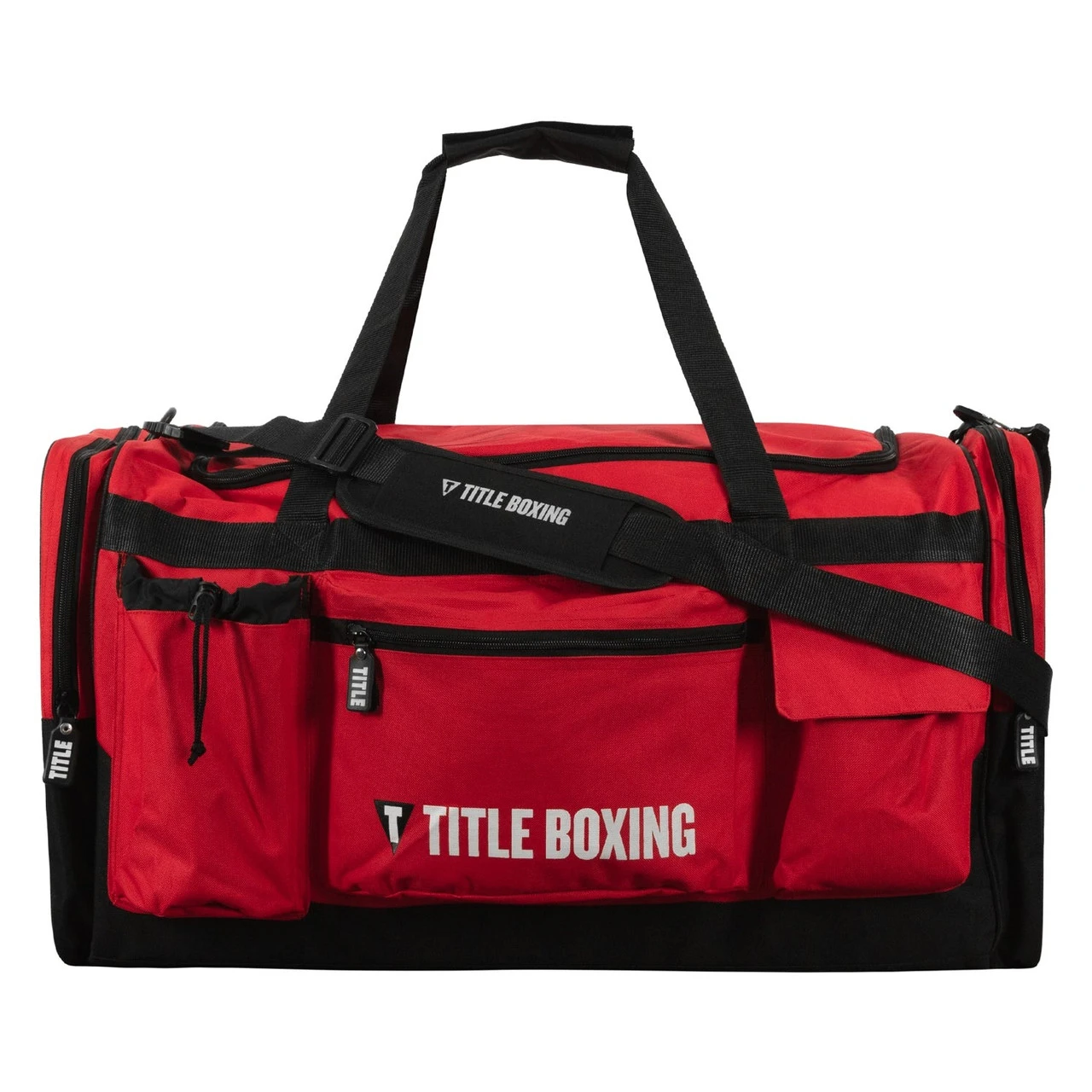 Спортивна сумка TITLE Boxing Deluxe Gear Bag Red (70л.) — фото 10