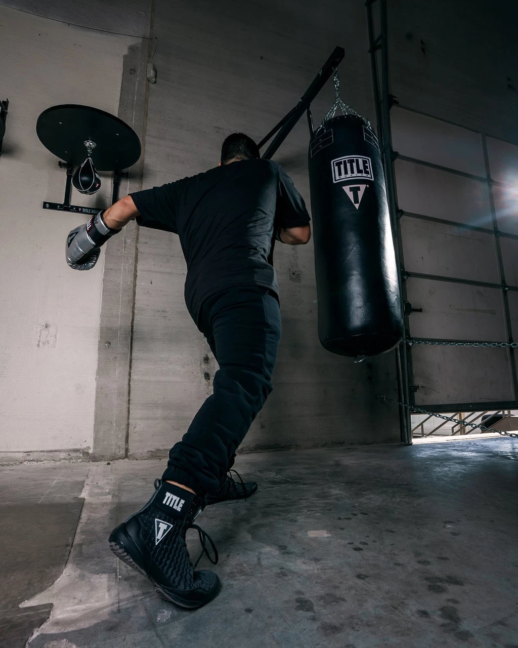 Боксерки (боксерське взуття) TITLE Boxing Predator II Shoes 2.0 Black/Grey 38.5р. — фото 9