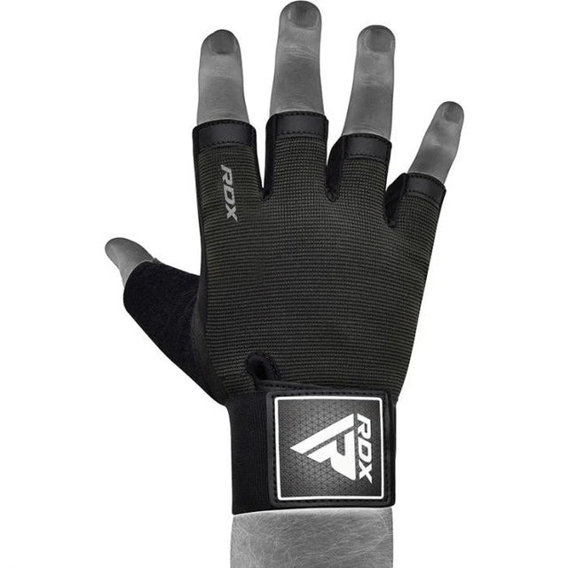 Рукавички для фітнесу RDX T2 Half Black PLUS-S — фото 4