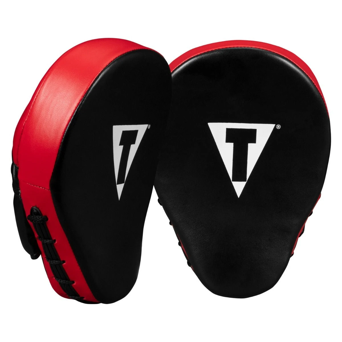 Лапи боксерські TITLE Classic Charge Punch Mitts Black/Red — фото 3