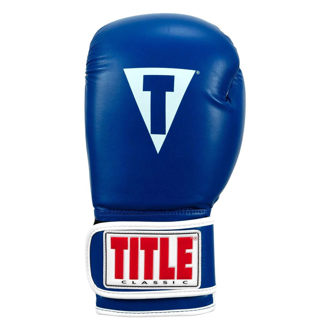 Боксерські рукавиці TITLE Classic Pro Style 3.0 Blue/White 14 oz (капа в комплекті) — фото 6