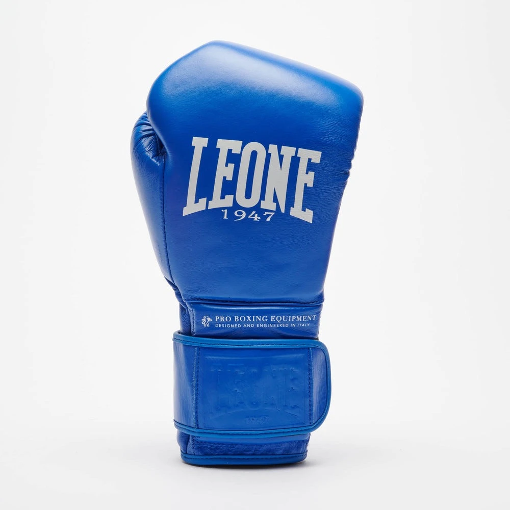 Боксерські рукавиці Leone GN111 THE GREATEST Blue 10 унцій (бинти 4 м. в комплекті) — фото 6