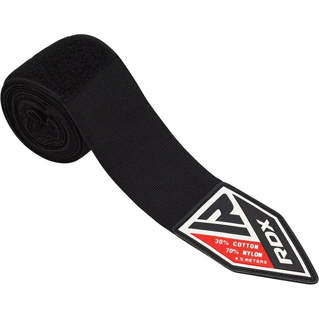 Бинти для боксу RDX WX Professional Boxing Hand Wraps Black (4.5м.) — фото 5