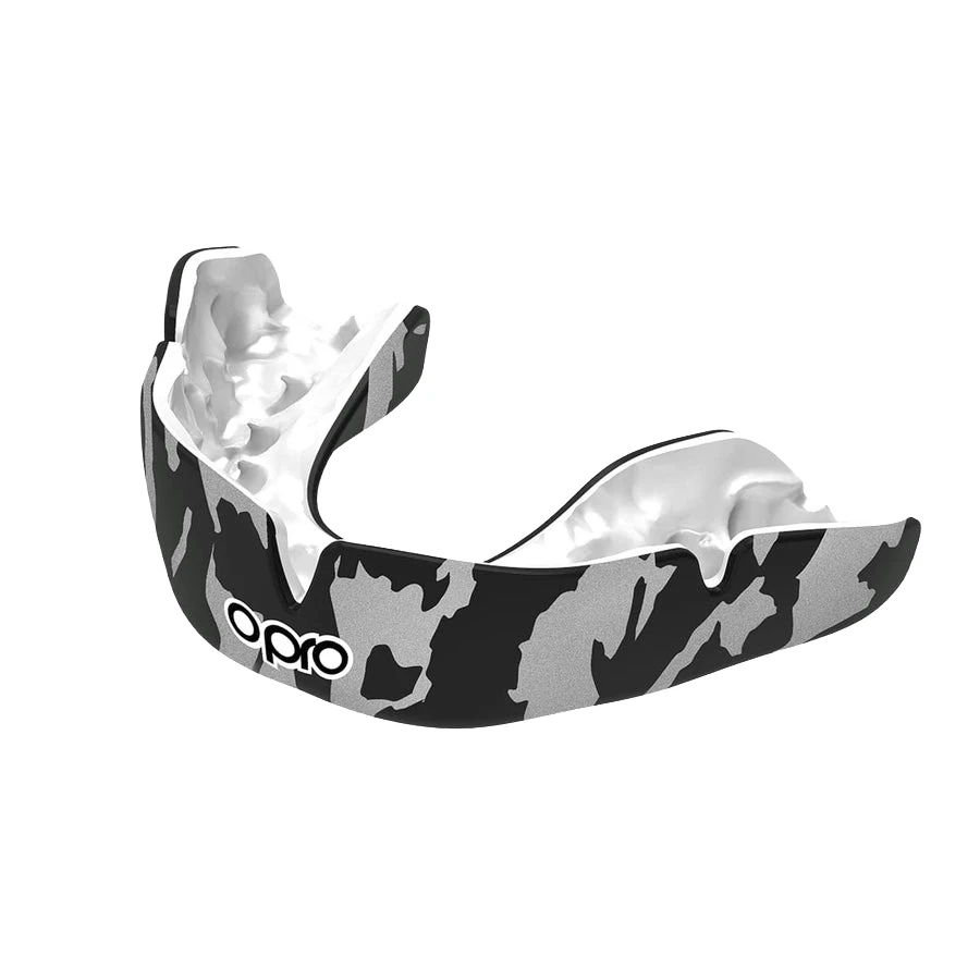 Капа OPRO Instant CAMO доросла (вік 11+) Black/White (art.102523002) — фото 2