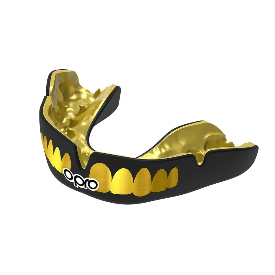 Капа OPRO Instant TEETH доросла (вік 11+) Black/Gold (art.102526001) — фото 3