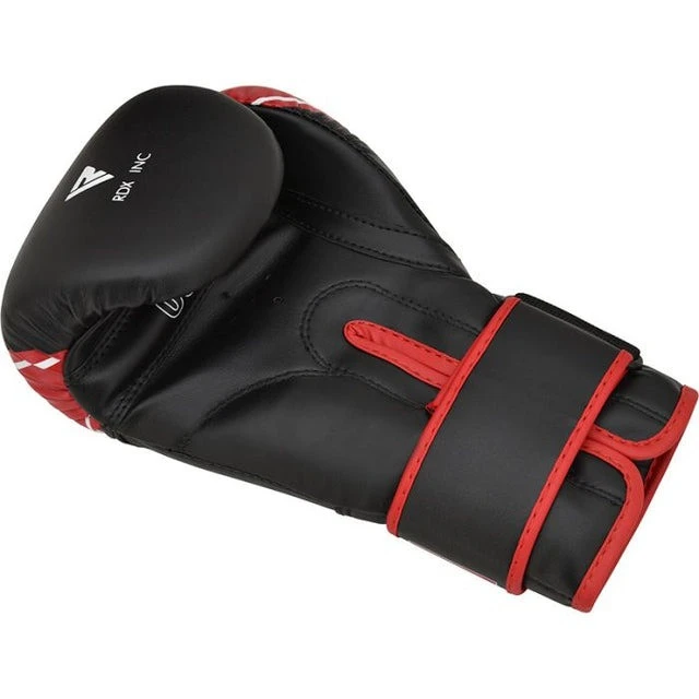 Боксерські рукавиці RDX 4B Robo Kids Red/Black 6 унцій (капа в комплекті) — фото 6