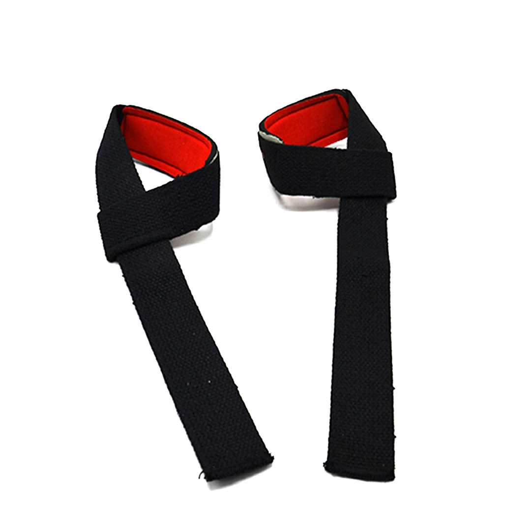 Лямки для тяги MadMax MFA-267 PWR Straps Black/Grey/Red — фото 4