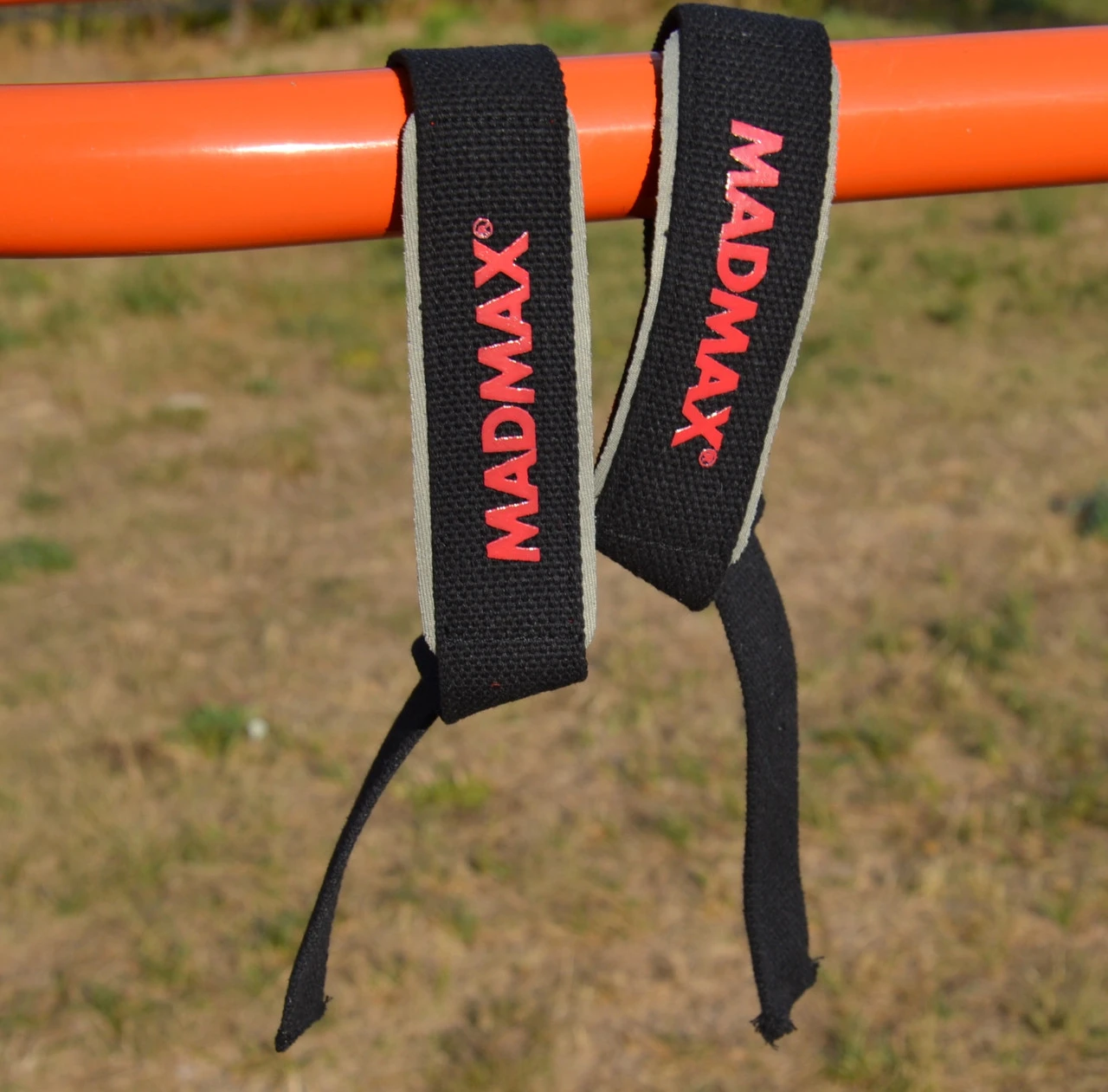 Лямки для тяги MadMax MFA-267 PWR Straps Black/Grey/Red — фото 8