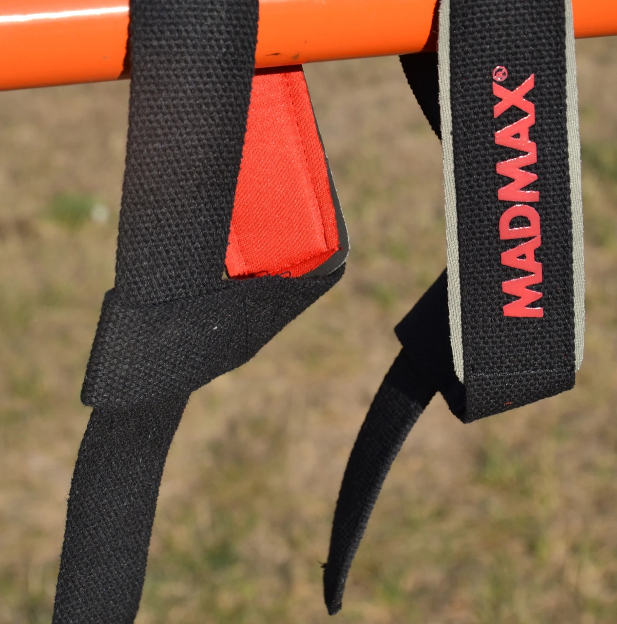 Лямки для тяги MadMax MFA-267 PWR Straps Black/Grey/Red — фото 9