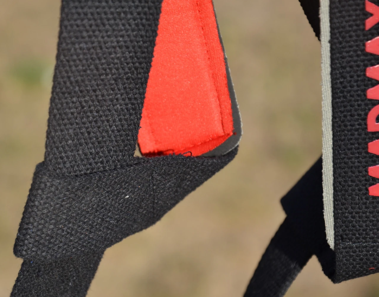 Лямки для тяги MadMax MFA-267 PWR Straps Black/Grey/Red — фото 10