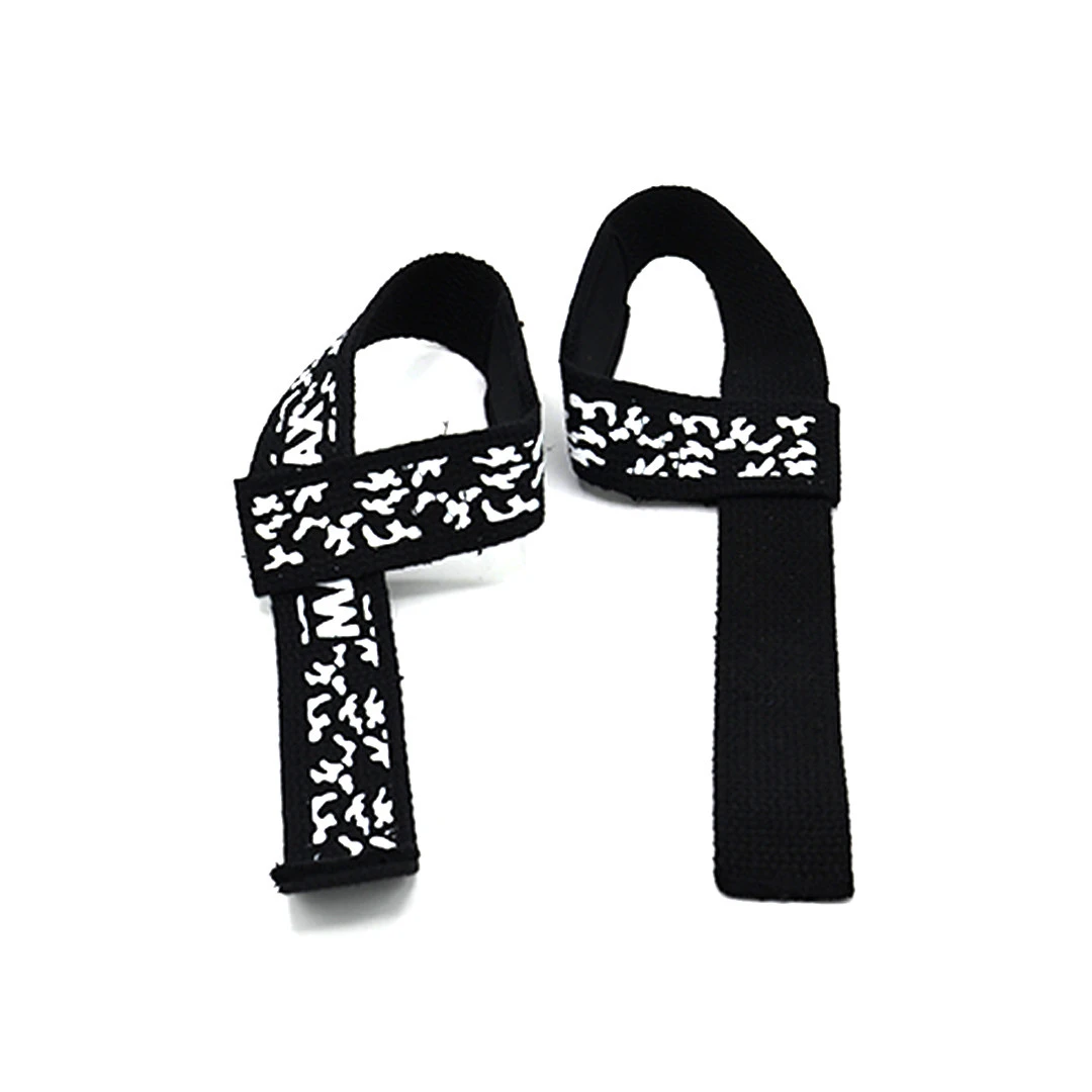 Лямки для тяги MadMax Camo Power Wrist Straps Camo/White — фото 4