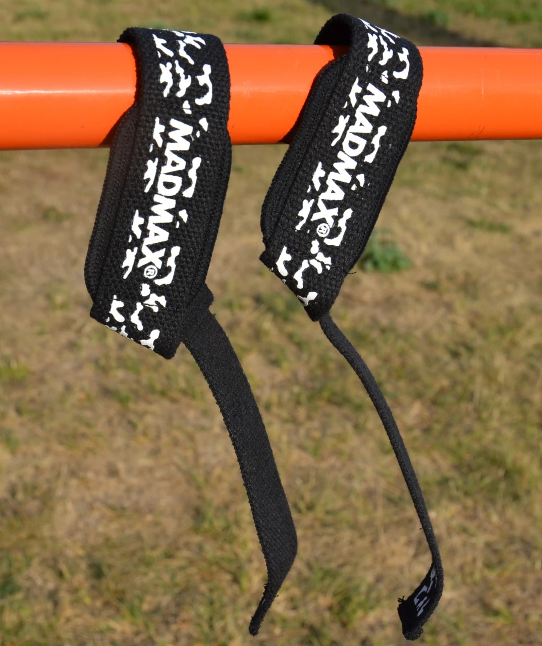 Лямки для тяги MadMax Camo Power Wrist Straps Camo/White — фото 8