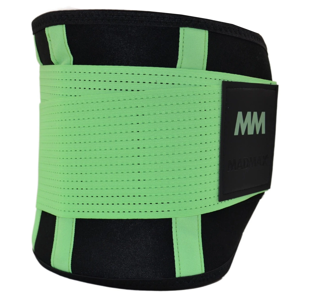 Пояс компресійний MadMax MFA-277 Slimming belt Black/neon green S — фото 4