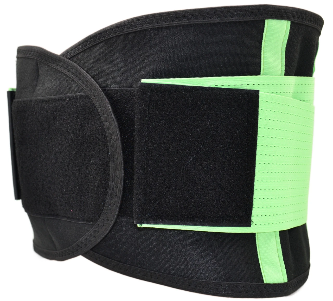 Пояс компресійний MadMax MFA-277 Slimming belt Black/neon green S — фото 5