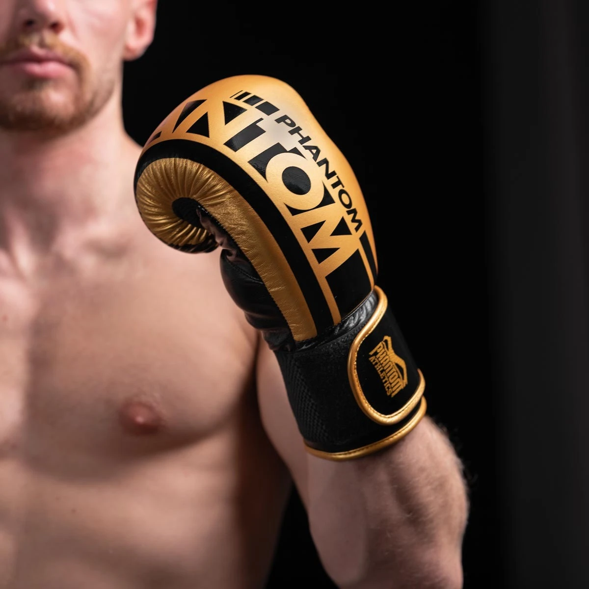 Боксерські рукавиці Phantom APEX Elastic Gold 16 унцій (капа в подарунок) — фото 7