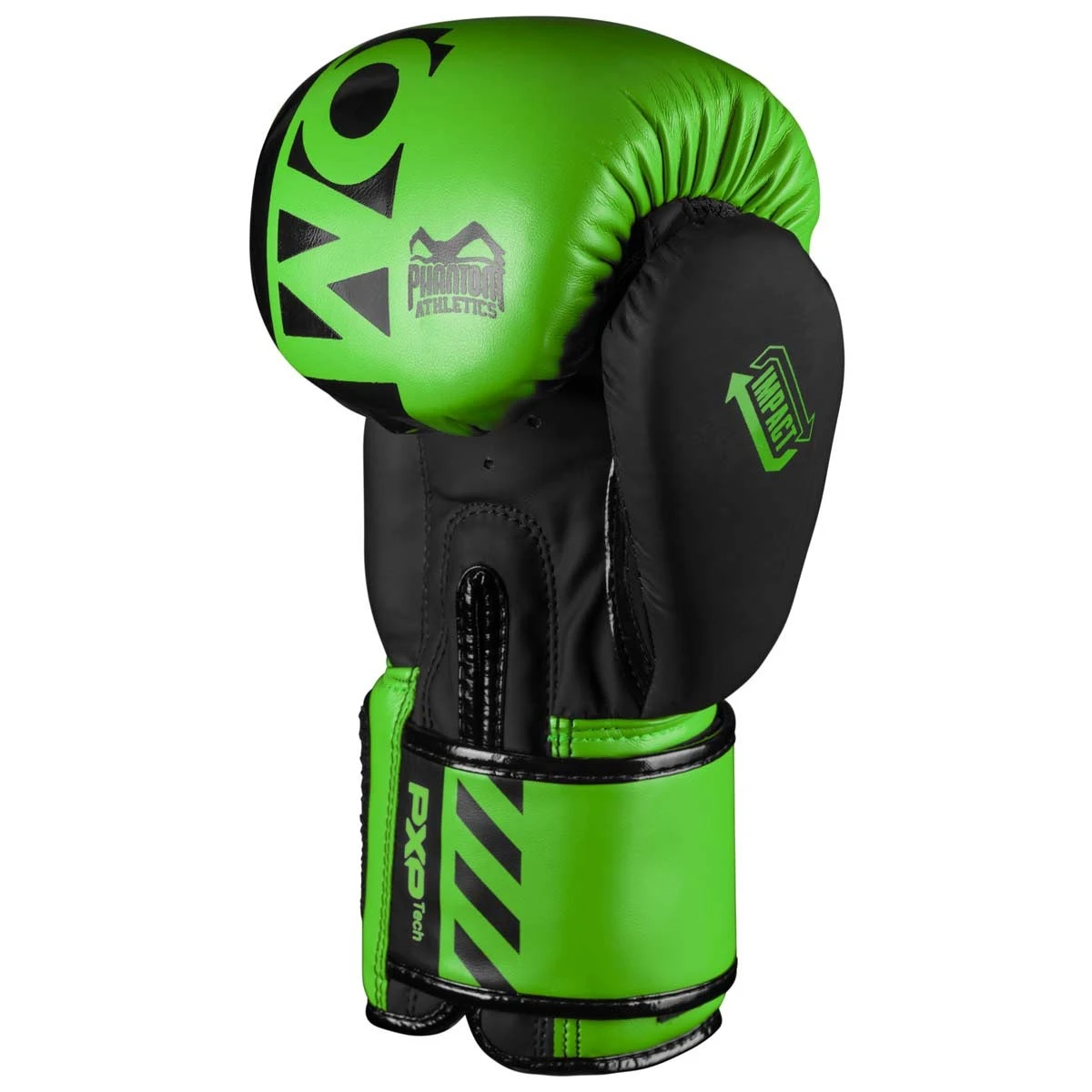 Боксерські рукавиці Phantom APEX Neon Green 14 унцій (капа в подарунок) — фото 4