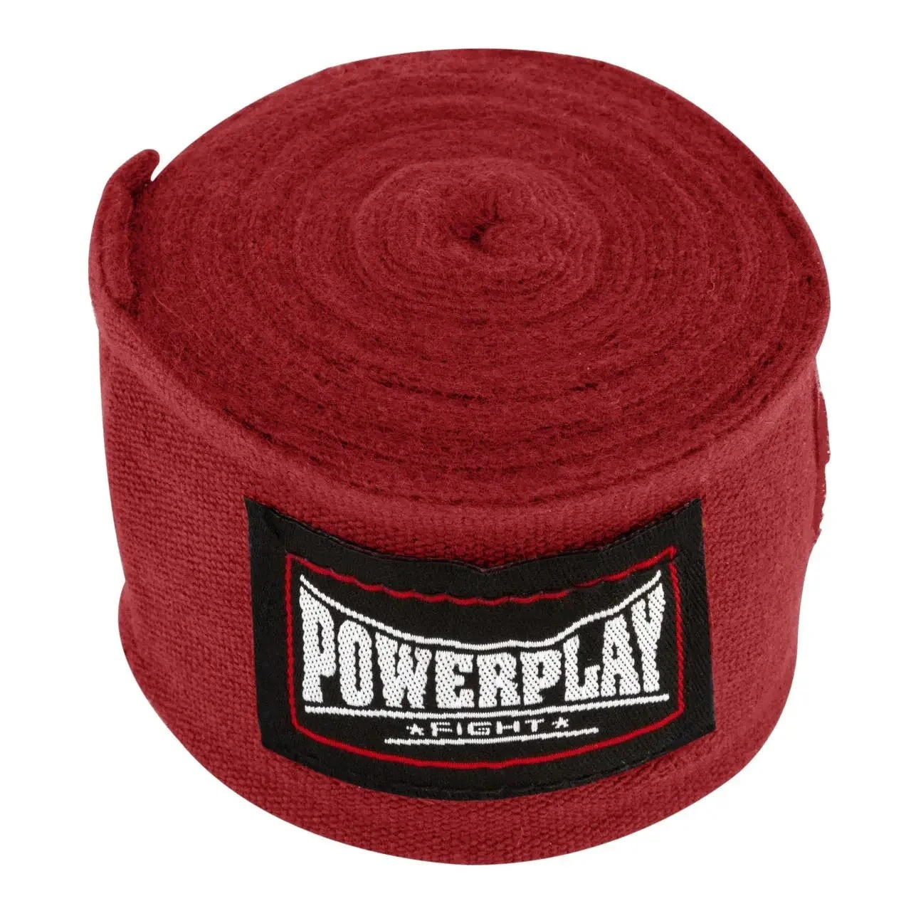 Бинти для боксу PowerPlay 3047 Червоні Lycra (спандекс) (4м) — фото 5