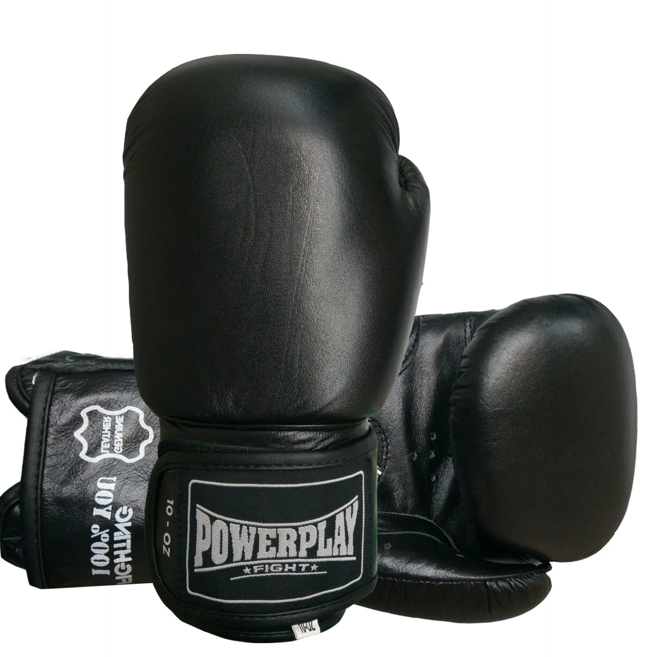 Боксерські рукавиці PowerPlay 3088 Impulse Чорні (натуральна шкіра) 10 унцій — фото 5