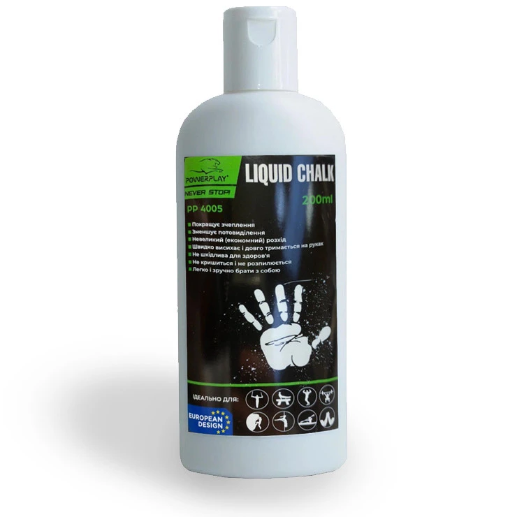 Магнезія спортивна рідка PowerPlay PP_4005 Liquid Chalk 200 мл. — фото 4