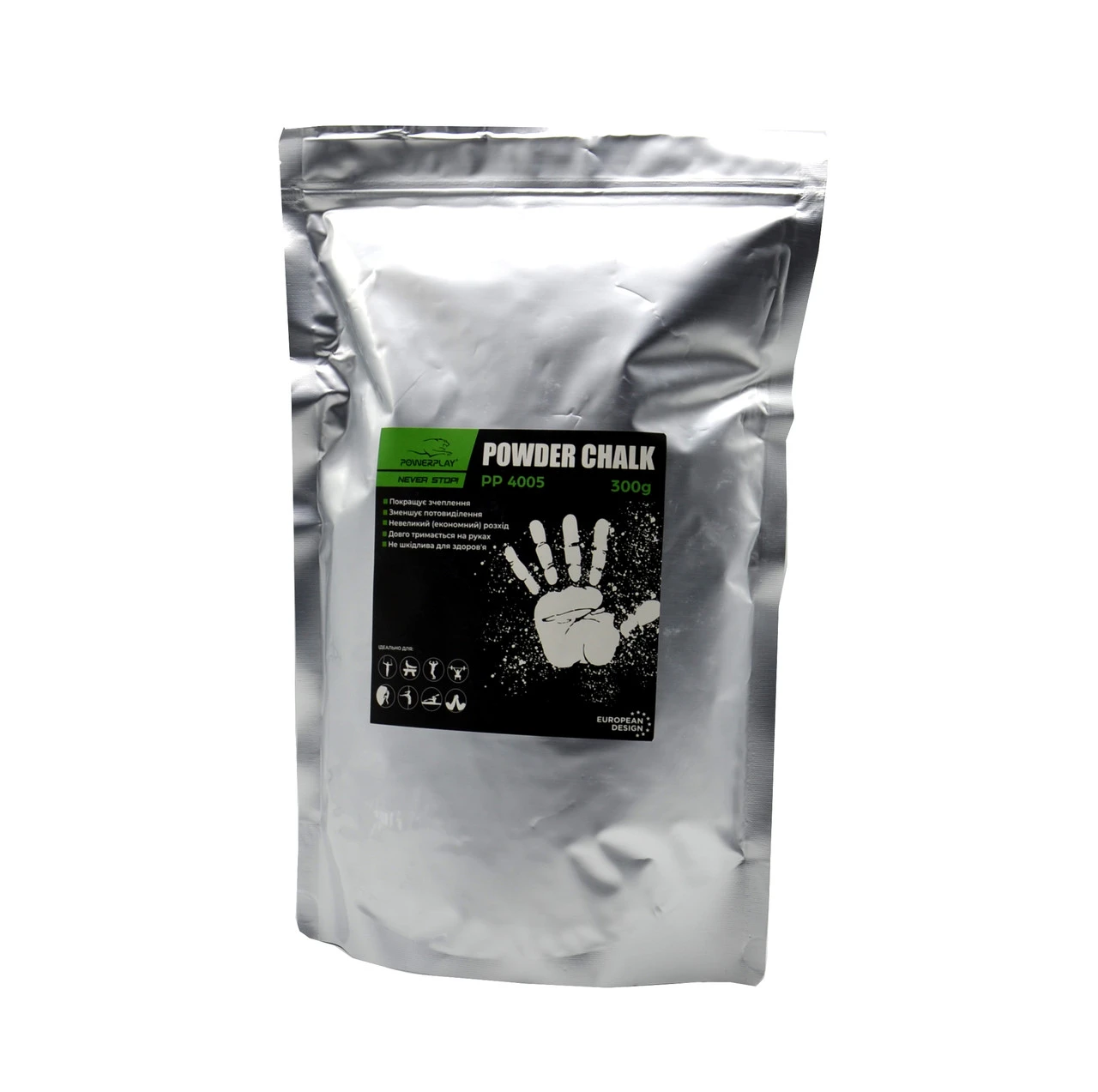 Магнезія спортивна суха PowerPlay PP_4005 Powder Chalk 300 г. — фото 5