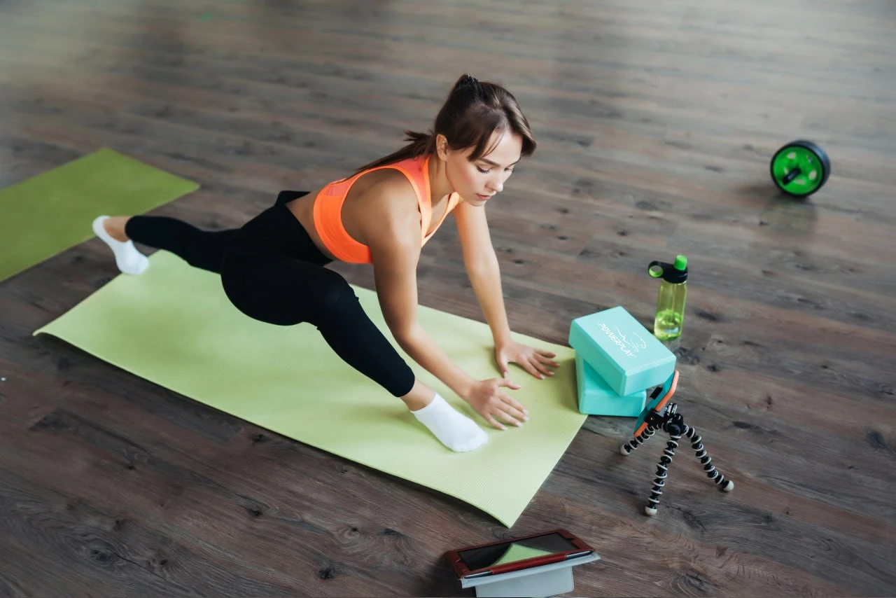 Блок для йоги PowerPlay 4006 Yoga Brick М'ятний — фото 4
