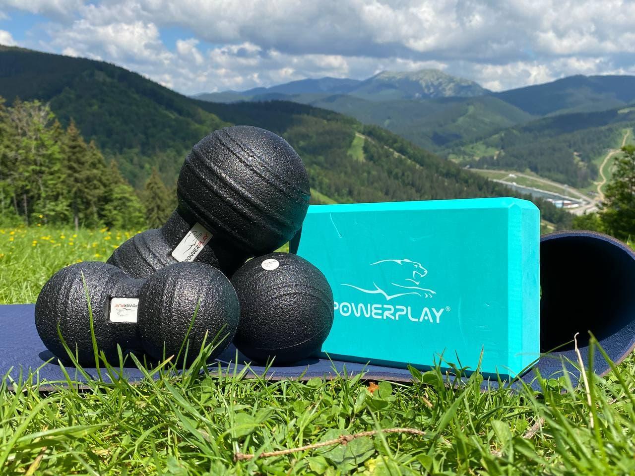 Блок для йоги PowerPlay 4006 Yoga Brick М'ятний — фото 6