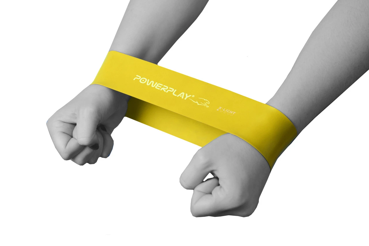 Резинки для фітнесу PowerPlay 4113 Mini Power Band Set набір із 5 шт.  (від 1 до 20 кг) — фото 6