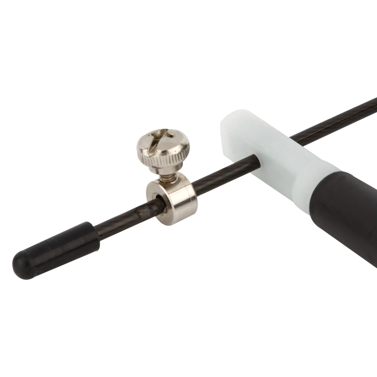 Скакалка швидкісна PowerPlay 4202 Ultra Speed Rope Чорна (2,9m.) — фото 4