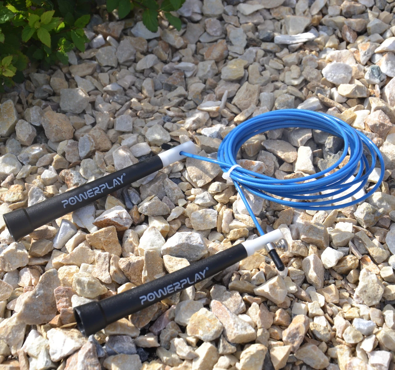 Скакалка швидкісна PowerPlay 4202 Ultra Speed Rope Синя (2,9m.) — фото 7
