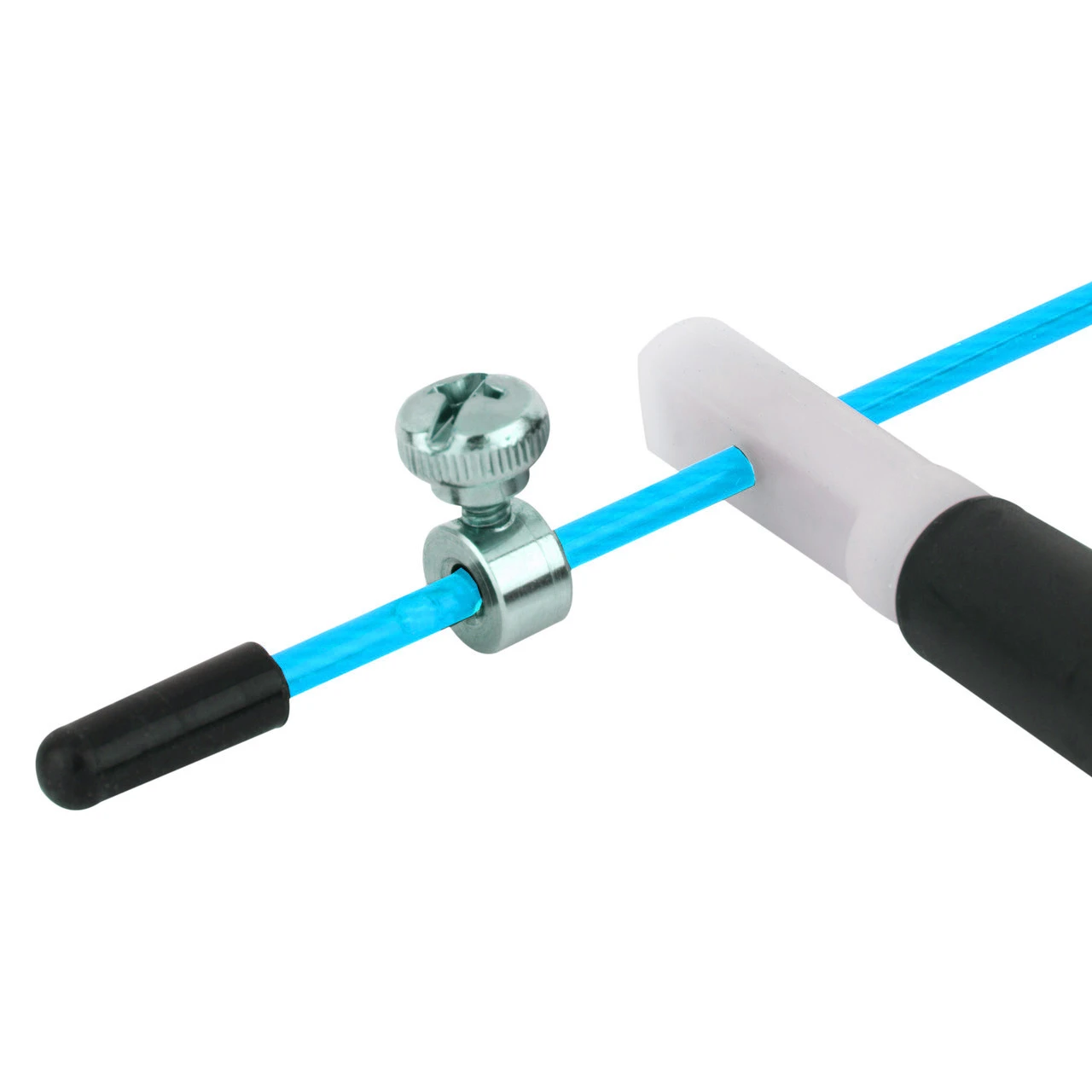 Скакалка швидкісна PowerPlay 4202 Ultra Speed Rope Бірюзова (2,9m.) — фото 6