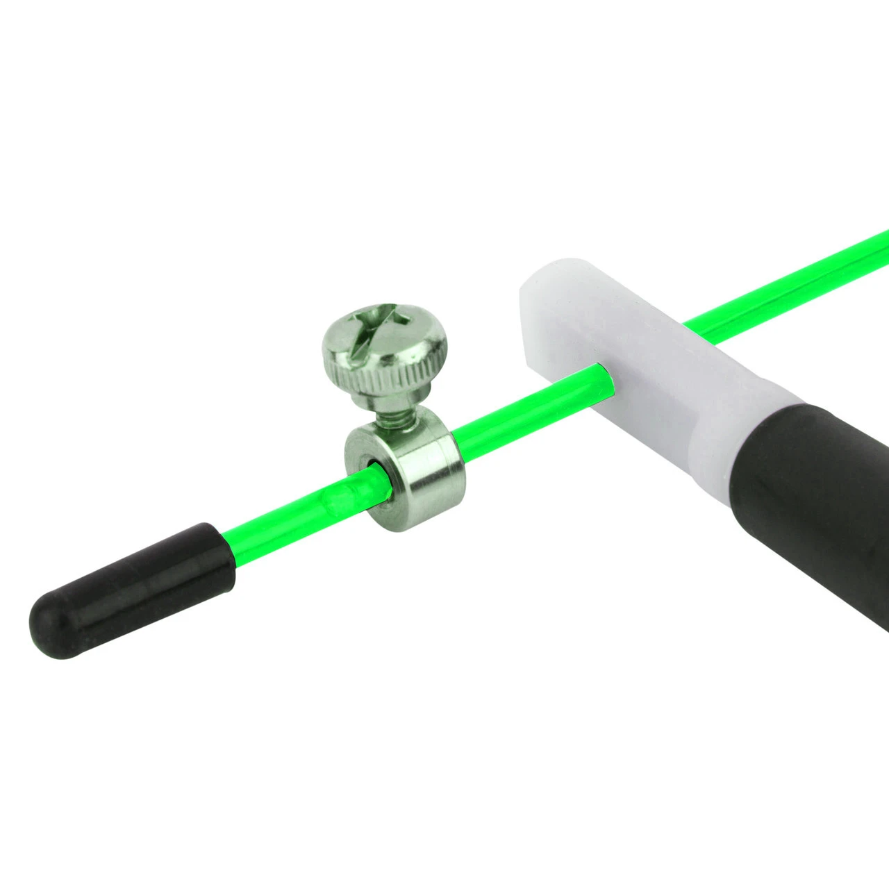 Скакалка швидкісна PowerPlay 4202 Ultra Speed Rope Зелена (2,9m.) — фото 6