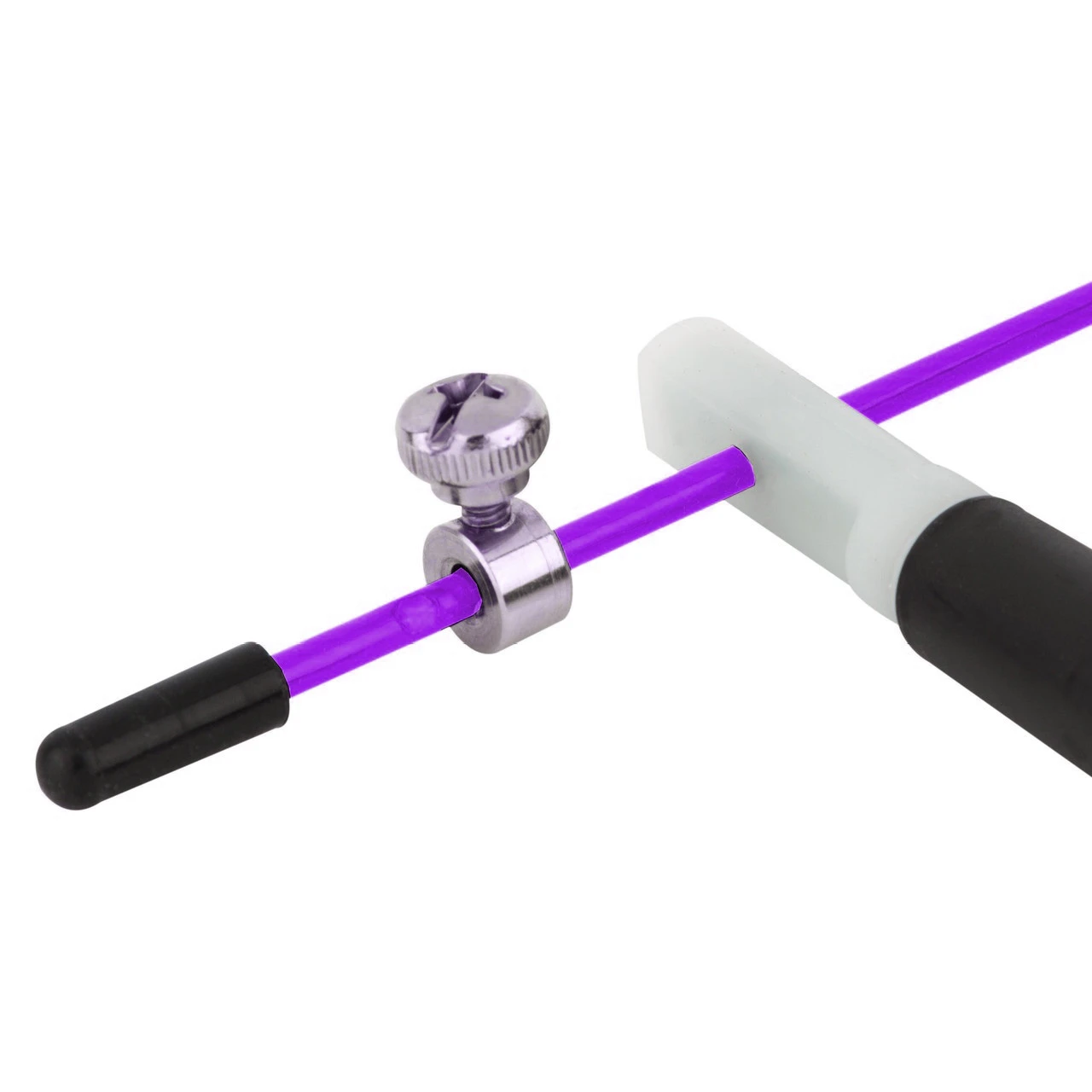 Скакалка швидкісна PowerPlay 4202 Ultra Speed Rope Фіолетова (2,9m.) — фото 6