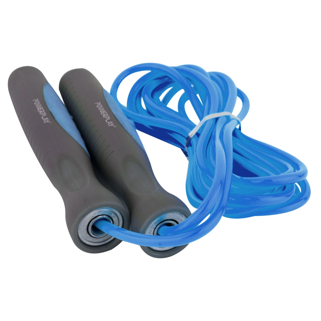 Скакалка PowerPlay 4204 Classic Jump Rope Блакитна (2,7m.) — фото 4