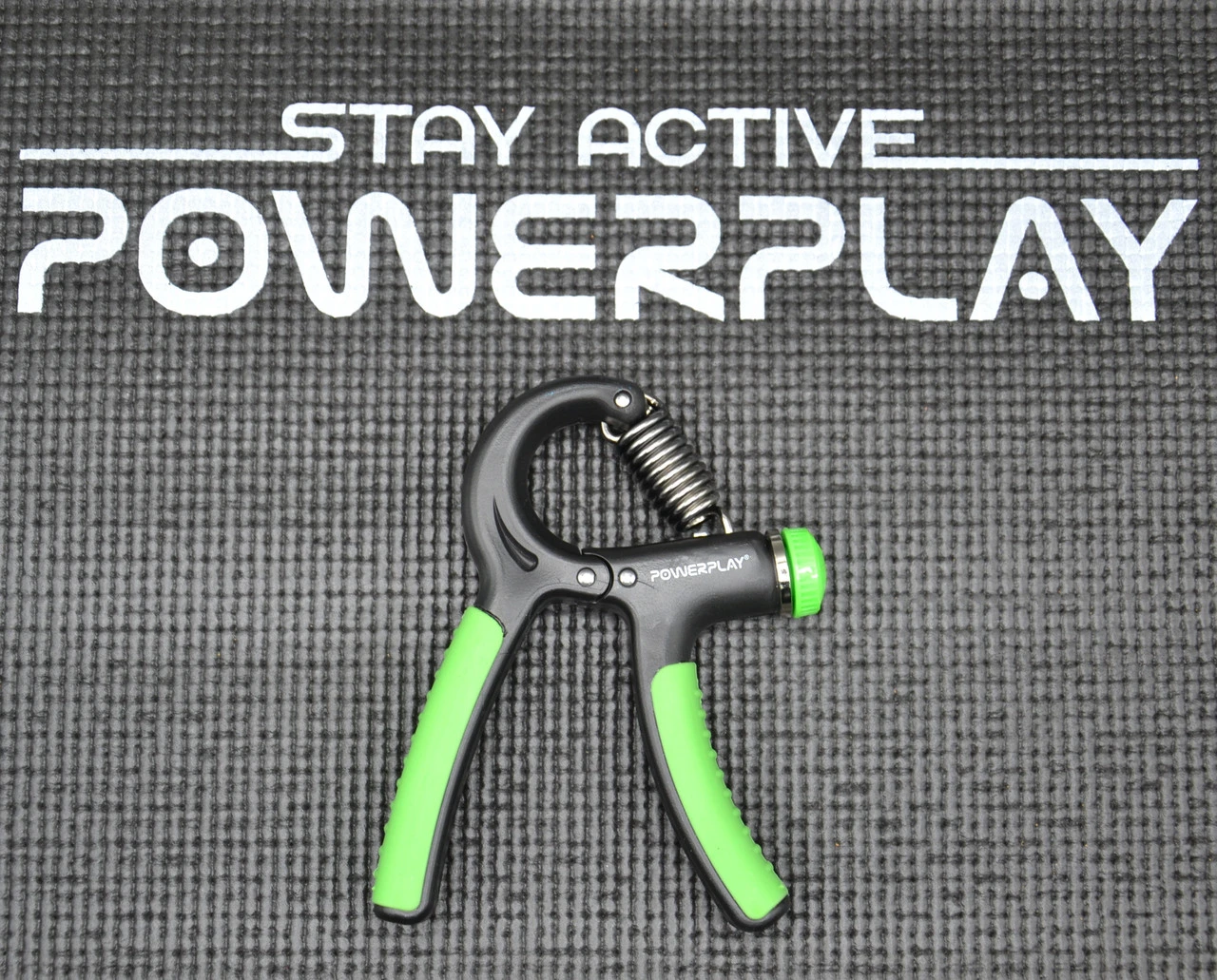 Еспандер кистьовий PowerPlay PP-4323 з регульованим навантаженням 10-40 кг. Strength Grip Чорно-зелений — фото 9