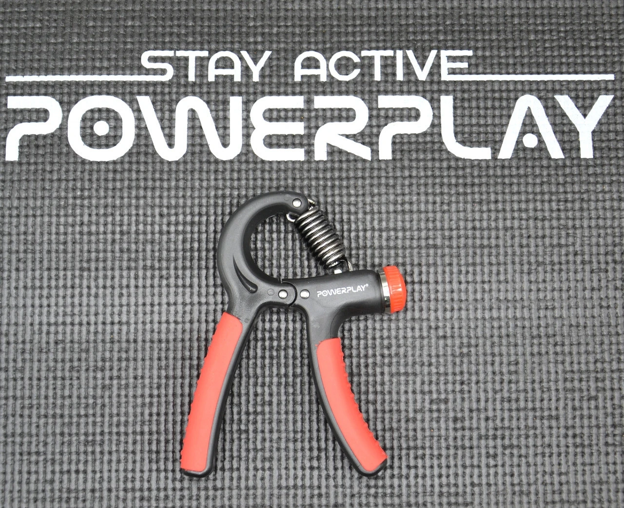 Еспандер кистьовий PowerPlay PP-4323 з регульованим навантаженням 10-40 кг. Strength Grip Чорно-червоний — фото 10
