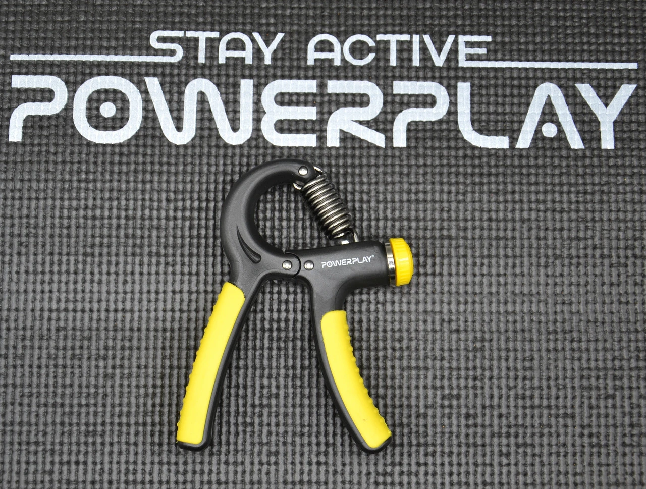 Еспандер кистьовий PowerPlay PP-4323 з регульованим навантаженням 10-40 кг. Strength Grip Чорно-жовтий — фото 9