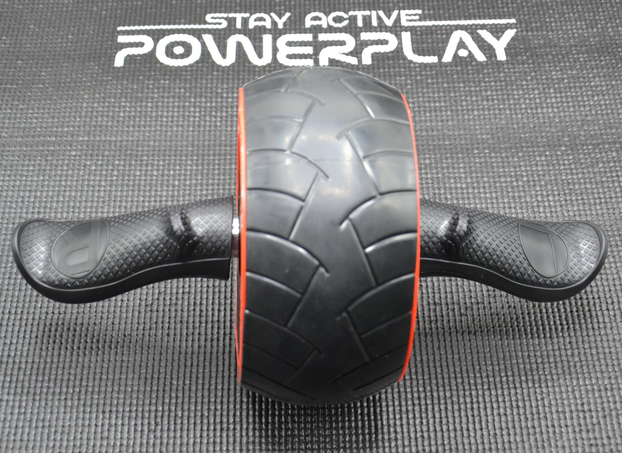 Колесо для преса PowerPlay 4326 зі зворотним механізмом AB Wheel Pro Чорно-червоне — фото 7