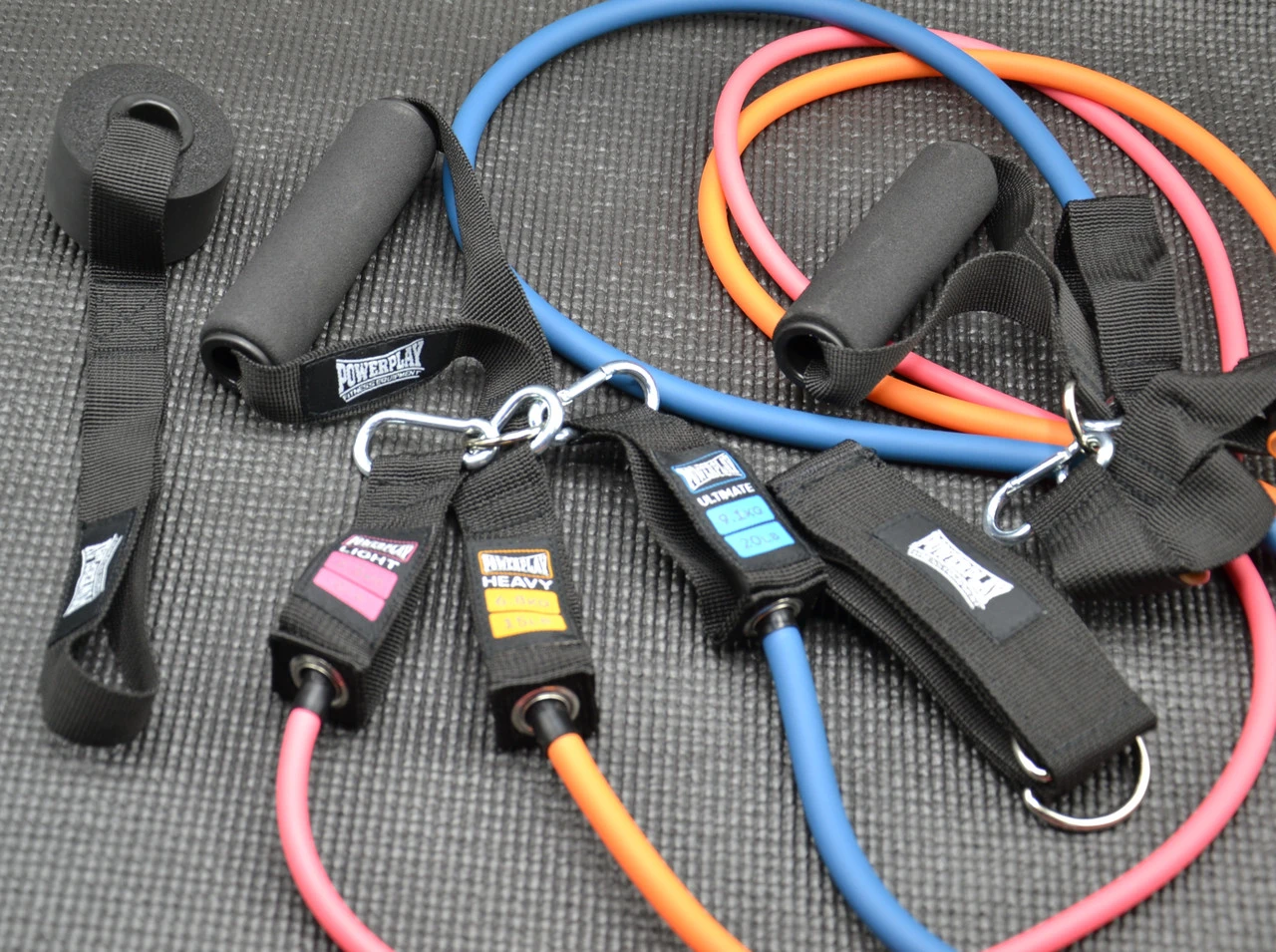 Набір трубчастих еспандерів PowerPlay PP-4101 Expander Tube Set 3шт. (до 18,2 кг.) — фото 9