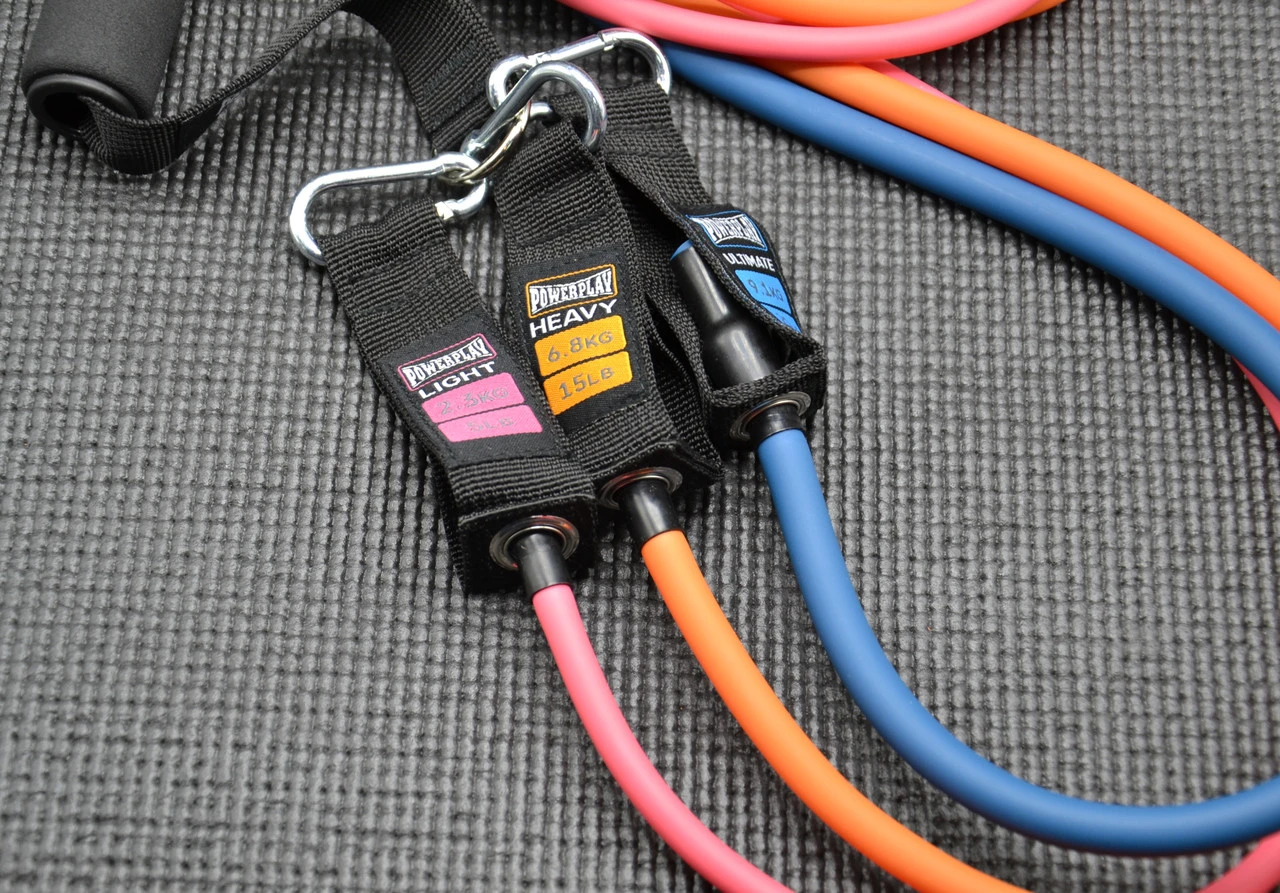 Набір трубчастих еспандерів PowerPlay PP-4101 Expander Tube Set 3шт. (до 18,2 кг.) — фото 10