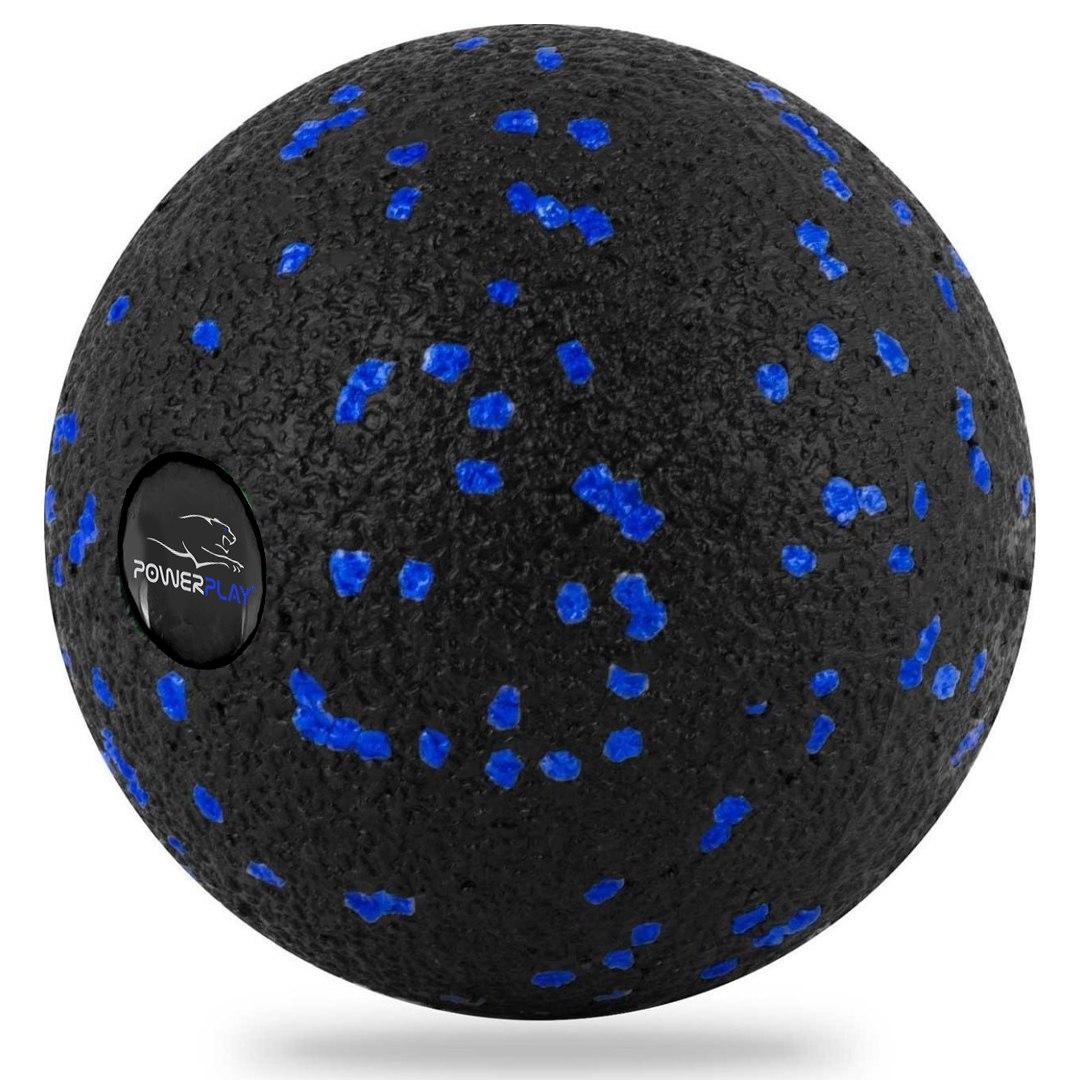 Масажний м'яч PowerPlay PP-4351 Epp Massage Ball (d10) Чорно/Синій — фото 3